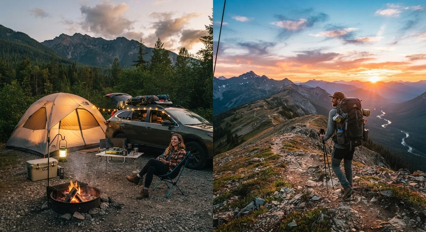 Car Camping vs. Backpacking: Choosing the Right Format for Your Trip