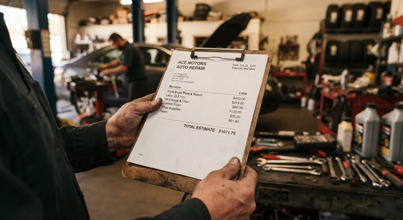 Reading a Mechanic's Quote: What the Line Items Actually Mean