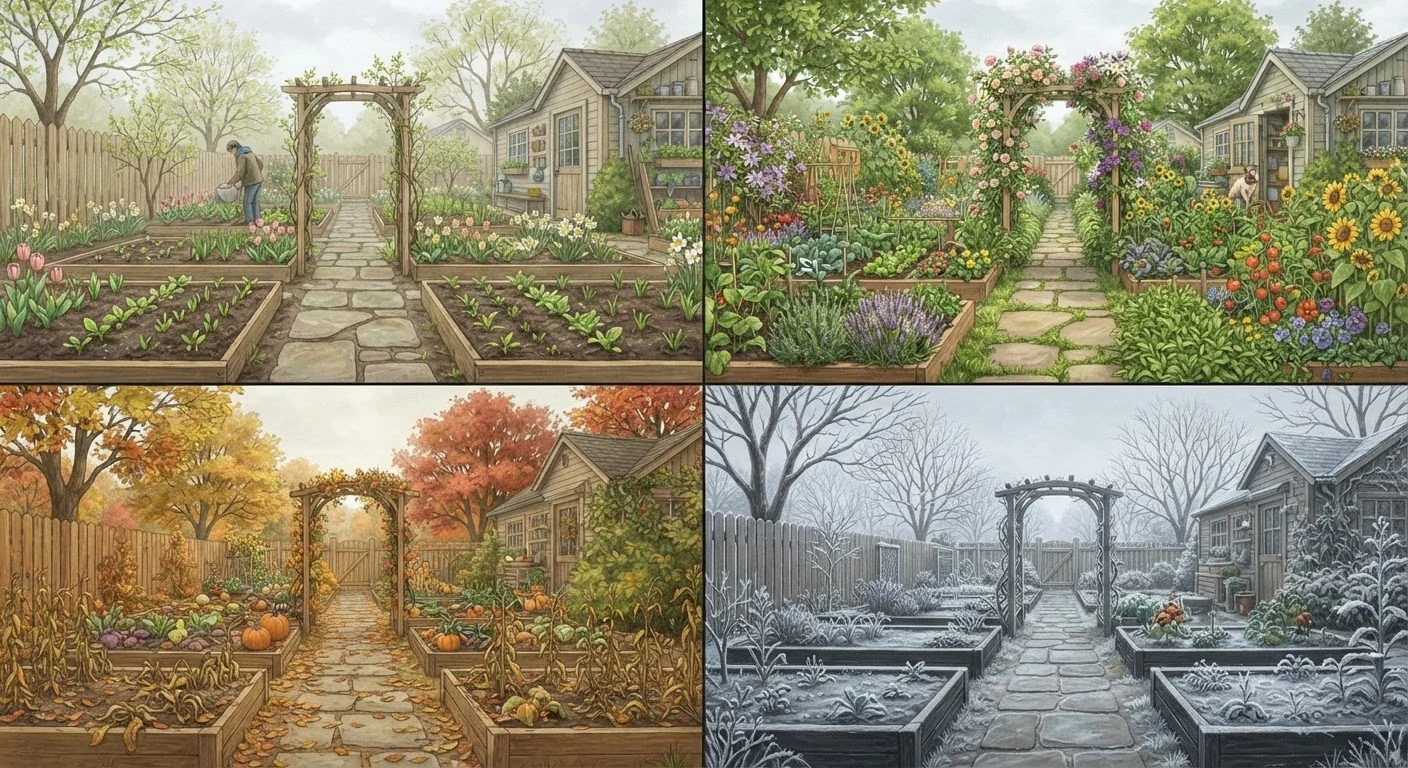 Seasonal Garden Maintenance: A Month-by-Month Reference