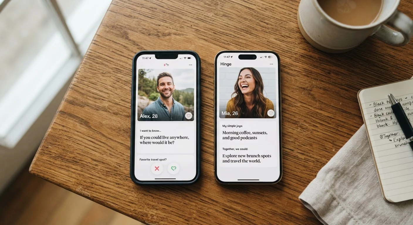 Swiping on Tinder vs. Hinge: Which App Fits Your Dating Style?